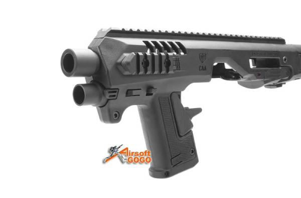 CAA AIRSOFT MICRO RONI Pistol Carbine Conversion for Umarex G17 G19 G22 / VFC G17 G18C G19 / Tokyo Marui KSC WE G17 G18C G19 G23F Gas Blowback Glock GBB - Image 3