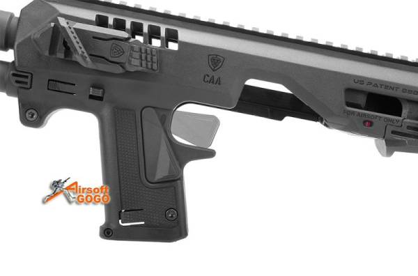 CAA AIRSOFT MICRO RONI Pistol Carbine Conversion for Umarex G17 G19 G22 / VFC G17 G18C G19 / Tokyo Marui KSC WE G17 G18C G19 G23F Gas Blowback Glock GBB - Image 6