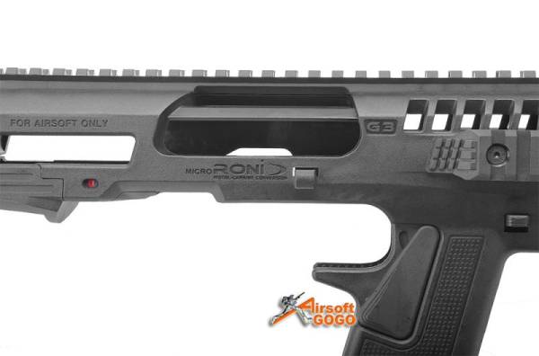 CAA AIRSOFT MICRO RONI Pistol Carbine Conversion for Umarex G17 G19 G22 / VFC G17 G18C G19 / Tokyo Marui KSC WE G17 G18C G19 G23F Gas Blowback Glock GBB - Image 11