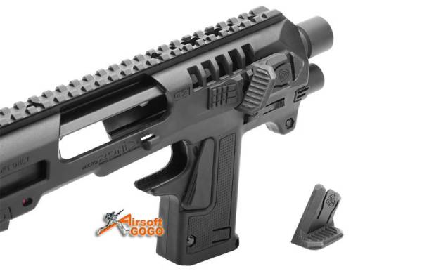 CAA AIRSOFT MICRO RONI Pistol Carbine Conversion for Umarex G17 G19 G22 / VFC G17 G18C G19 / Tokyo Marui KSC WE G17 G18C G19 G23F Gas Blowback Glock GBB - Image 12