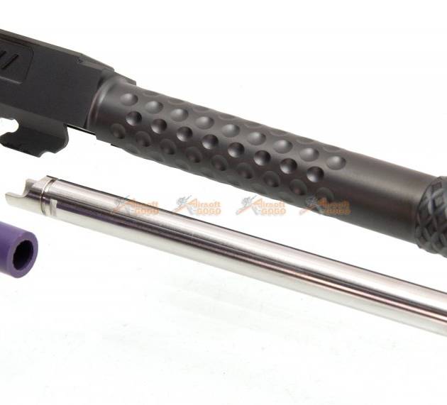 PTS ZEV Outer Barrel & Inner Barrel for Marui G17 GBB (Black)