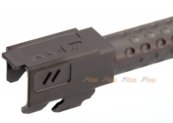 PTS ZEV Outer Barrel & Inner Barrel for Marui G17 GBB (Black) - Image 3
