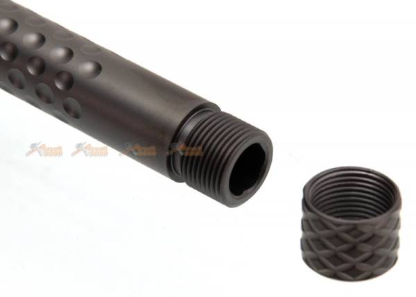 PTS ZEV Outer Barrel & Inner Barrel for Marui G17 GBB (Black) - Image 2
