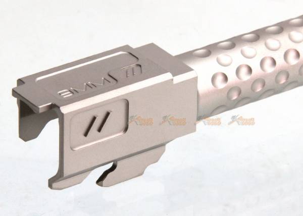 PTS ZEV Outer Barrel & Inner Barrel for Marui G17 GBB (Silver) - Image 4