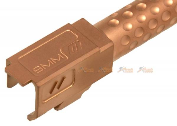 PTS ZEV Outer Barrel & Inner Barrel for Marui G17 GBB (Gold) - Image 4