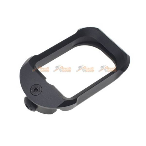 COWCOW Technology Aluminum CNC G19 Tactical Magwell for Tokyo Marui Model 19 & Umarex/VFC G19 GBB (Black) - Image 2
