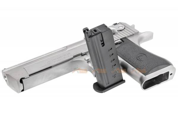 Cybergun WE Desert Eagle .50AE GBB Pistol - Silver - Image 4
