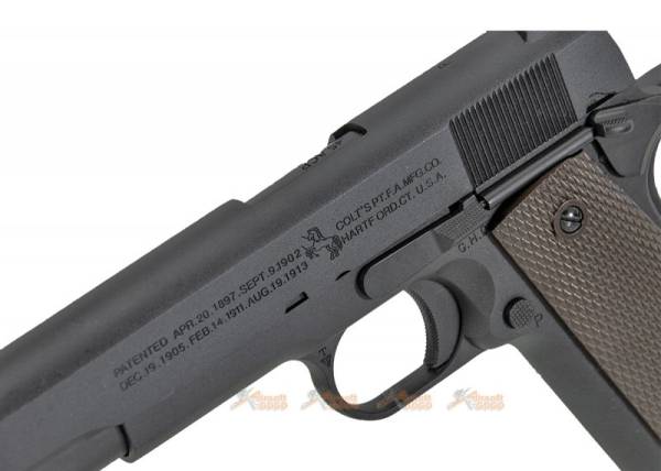 CYBERGUN COLT 1911 GBB PISTOL - BLACK (BY WE) - Image 6
