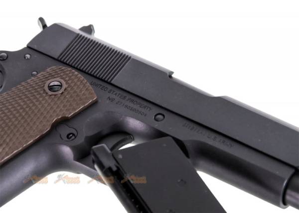 CYBERGUN COLT 1911 GBB PISTOL - BLACK (BY WE) - Image 5