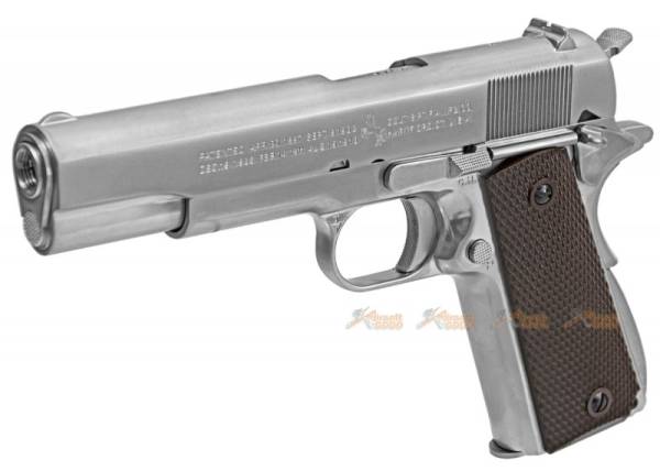 Cybergun (WE) Colt 1911 GBB Pistol (Silver)