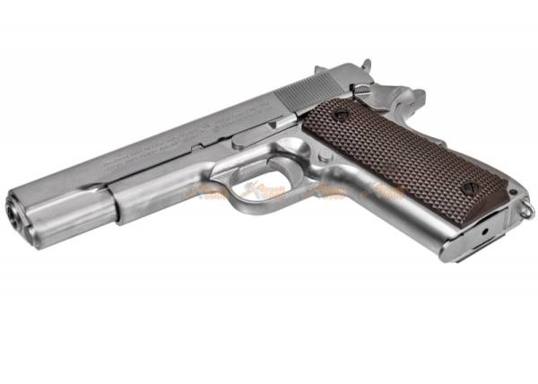 Cybergun (WE) Colt 1911 GBB Pistol (Silver) - Image 2