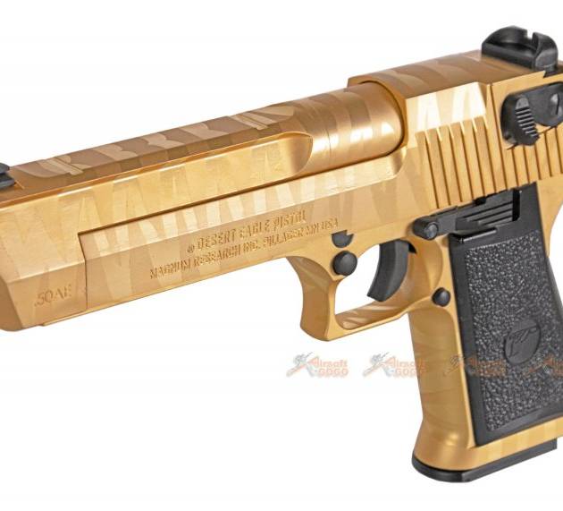 Cybergun Desert Eagle .50 AE Tiger Stripe GBB Pistol ( Black / Gold )