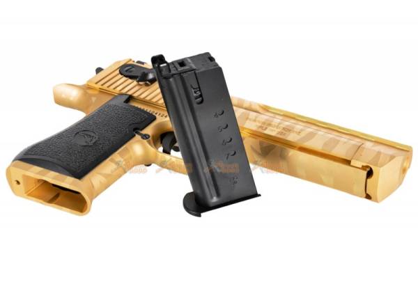 Cybergun Desert Eagle .50 AE Tiger Stripe GBB Pistol ( Black / Gold ) - Image 4