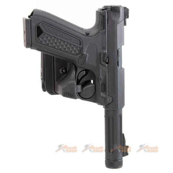 QD Tactical CTM Holster Right Hand Version for Action Army AAP-01 Airsoft GBB (Black) - Image 3