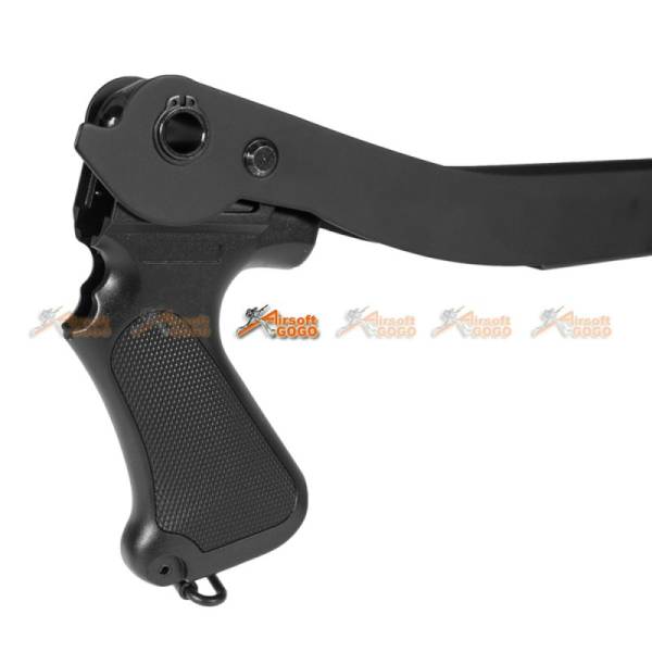 CYMA CM352 Foldable Stock with Grip for CYMA M870  (Black) - Image 3