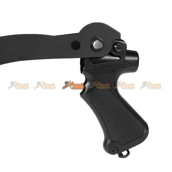 CYMA CM352 Foldable Stock with Grip for CYMA M870  (Black) - Image 5