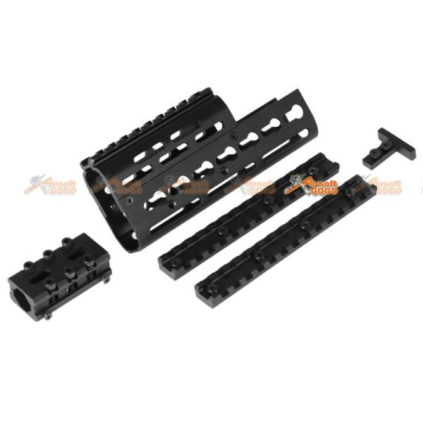 6 Inch Aluminum Keymod Handguard for CYMA E&L AK74 AEG Series & GHK AK74 GBB - Image 3