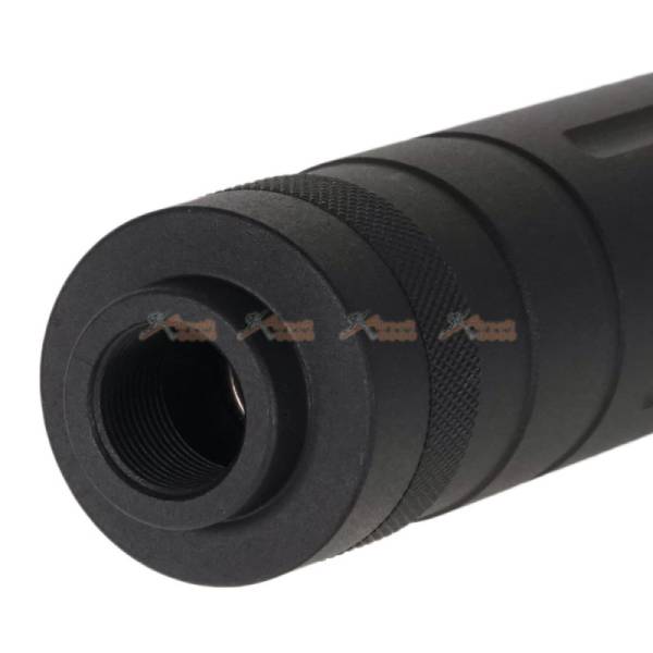 CYMA 155mm BW Suppressor -14mm CCW (Type A, No Logo) for AEG (Black) - Image 2
