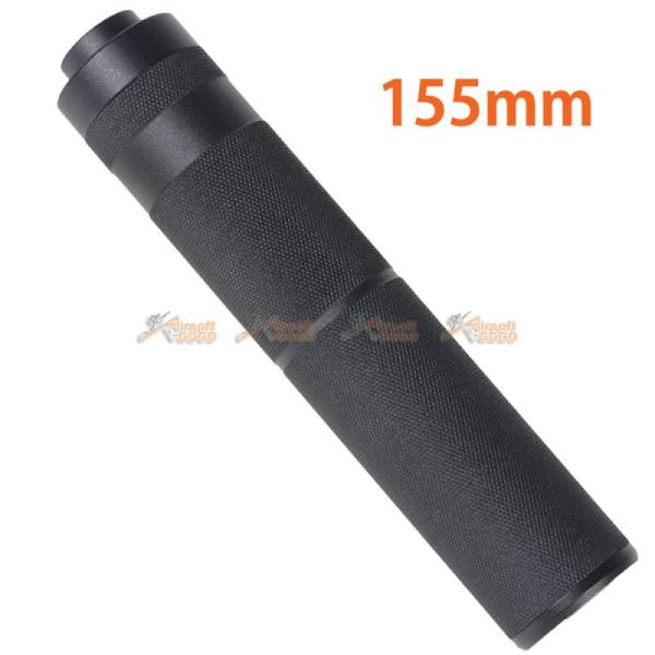 CYMA 155mm BW Suppressor -14mm CCW (Type B, No Logo) for AEG (Black)