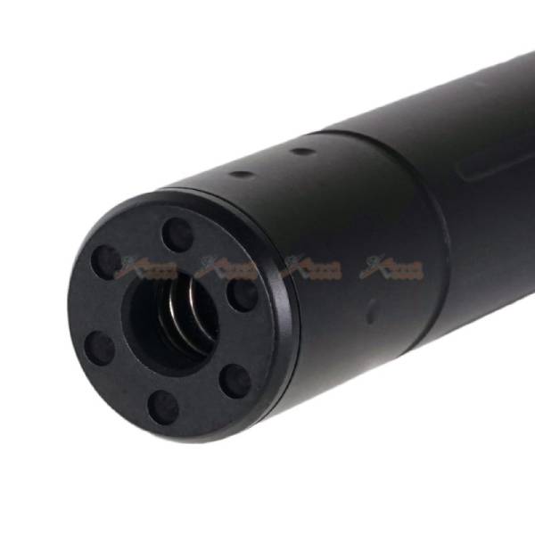 CYMA Suppressor -14mm CCW (NO Logo) for AEG (195mm , Black) - Image 3
