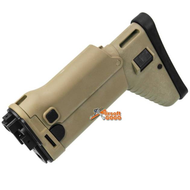 D-Boys SCAR-H Side Folding Stock for D-BOYS / CyberGun Airsoft AEG (Tan)
