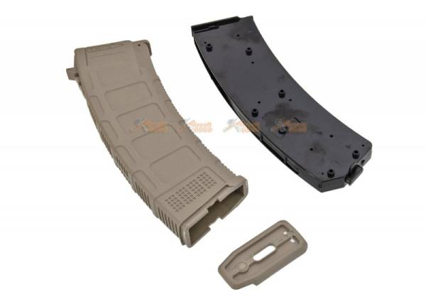 ARCTURUS DMAG 74 30/130 rounds magazine for AK AEG (Color: FDE) - Image 4