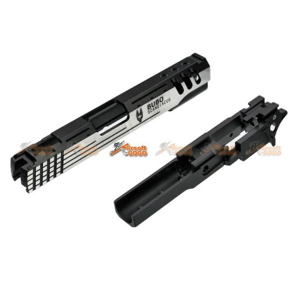 Deep Fire BUBO SCANDIACUS CNC Chassis 5.1 inch Metal Slide & CNC Frame For Tokyo Marui Hi-Capa 5.1