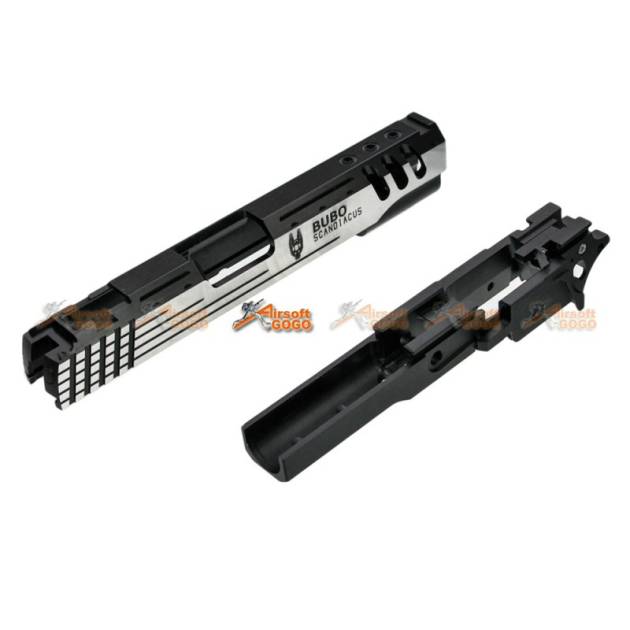 Deep Fire BUBO SCANDIACUS CNC Chassis 5.1 inch Metal Slide & CNC Frame For Tokyo Marui Hi-Capa 5.1