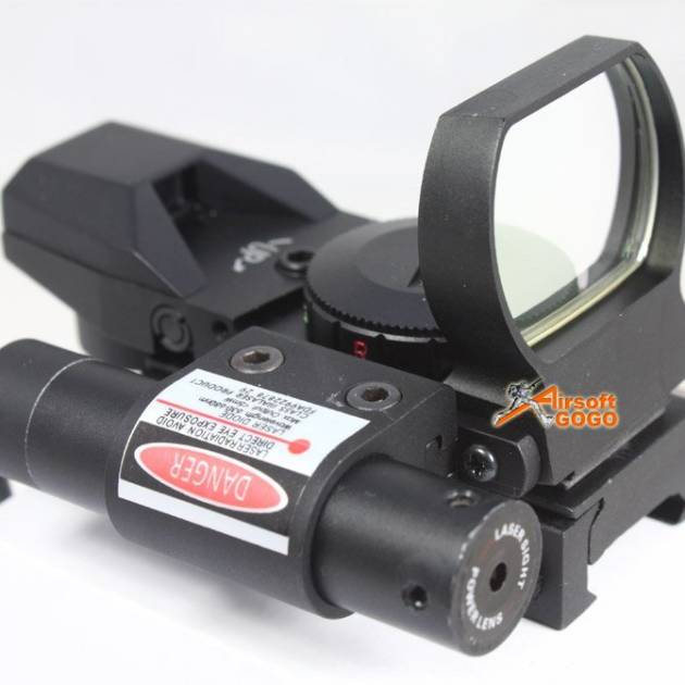 33mm Green Red Dot Sight + Red Laser