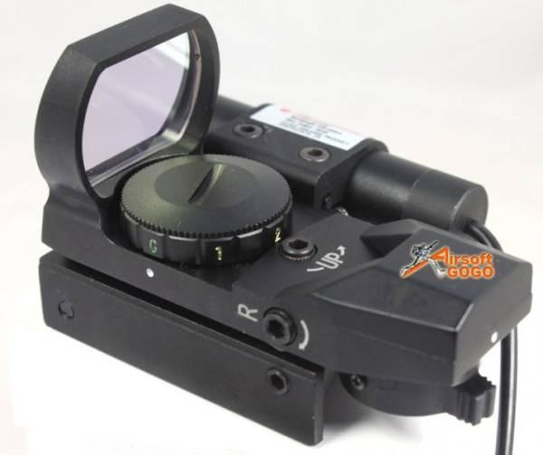 33mm Green Red Dot Sight + Red Laser - Image 2