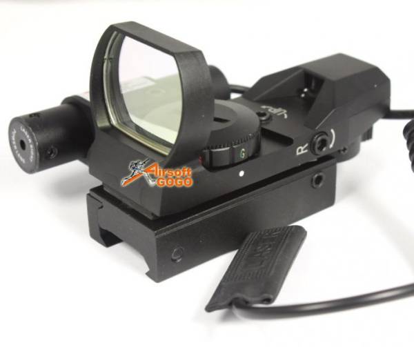33mm Green Red Dot Sight + Red Laser - Image 3