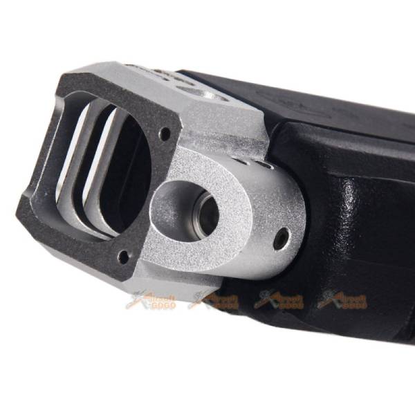 Dynamic Precision CNC Aluminium for Marui, WE G17/G18C Slide Compensator - Type A (Silver) - Image 2