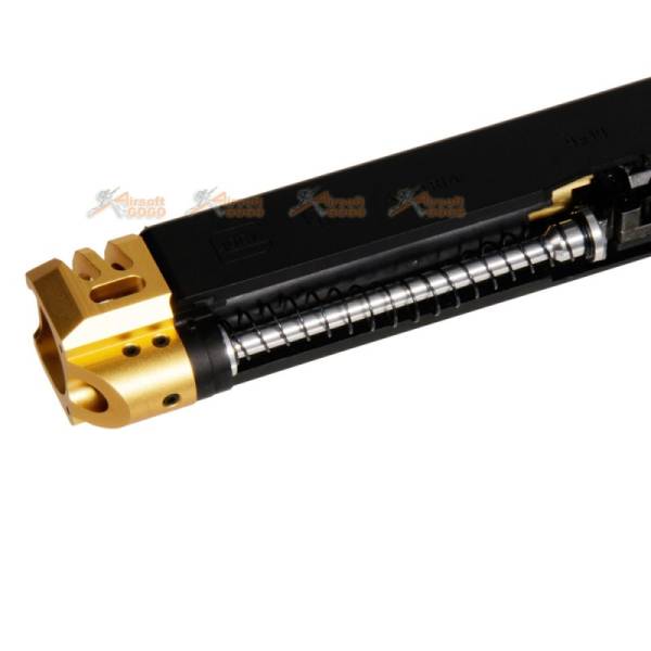 Dynamic Precision CNC Aluminium for Marui, WE G17/G18C Slide Compensator - Type A (Gold) - Image 4