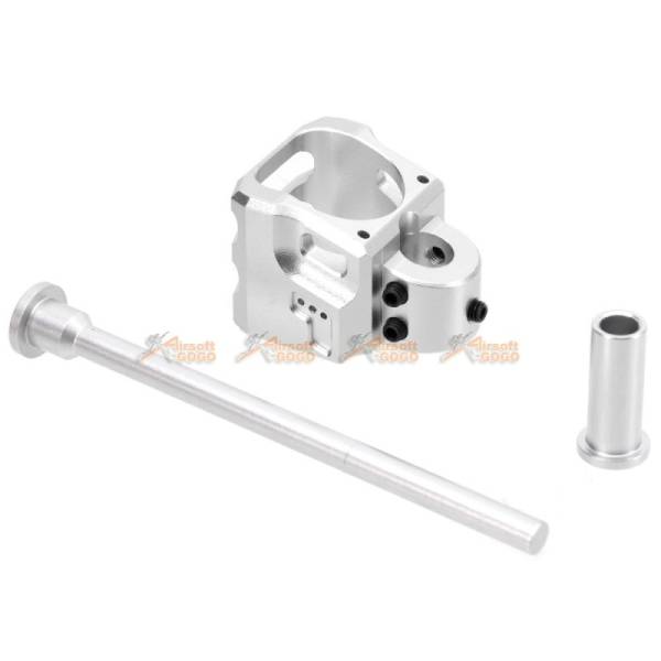 Dynamic Precision CNC Aluminium for Marui, WE G17/G18C Slide Compensator - Type B (Silver) - Image 2