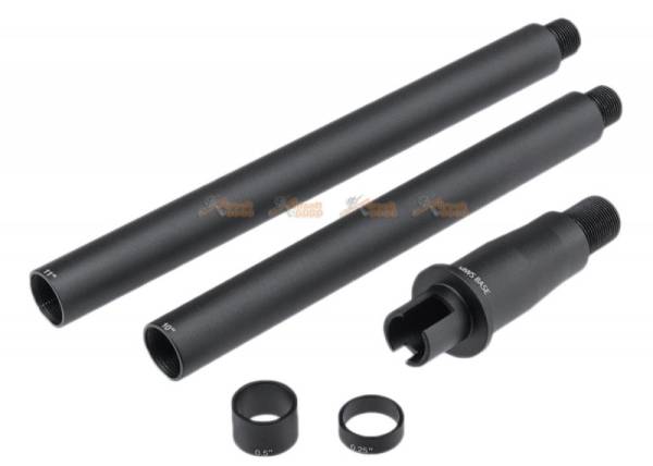 Dytac Modular Outer Barrel Long Length Kits for Tokyo Marui MWS GBBR -Black - Image 3