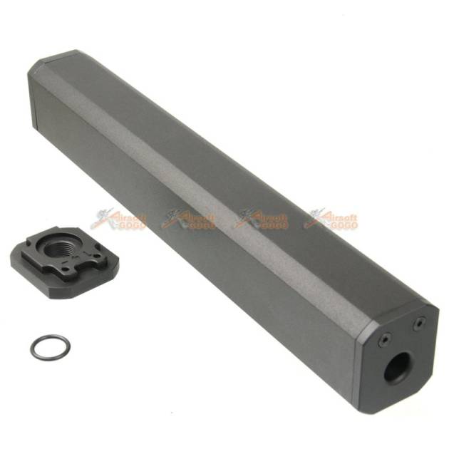 DYTAC CNC Power Up 260mm AT2000 Tracer Silencer for Krytac Kriss Vector (Long) - Black