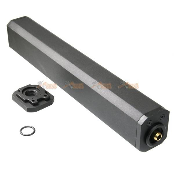DYTAC CNC Power Up 260mm AT2000 Tracer Silencer for Krytac Kriss Vector (Long) - Black - Image 3