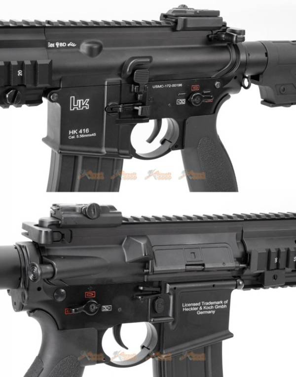E&C Metal HK416A5 AEG (EC-111) - Black - Image 8