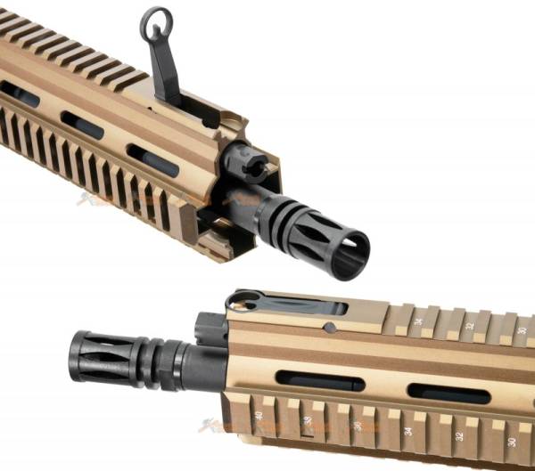 E&C Metal HK416A5 AEG (EC-111) - Dark Earth Color - Image 9