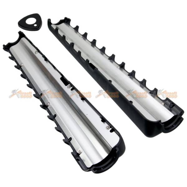 E&C Polymer M16A1 Handguard For Marui M16 AEG Series (Black) - Image 4
