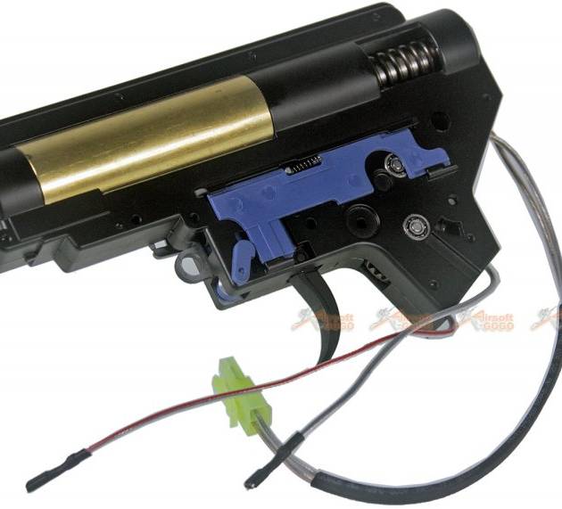 E&C Quick Change Spring Gearbox Set Rear Wire (Black)