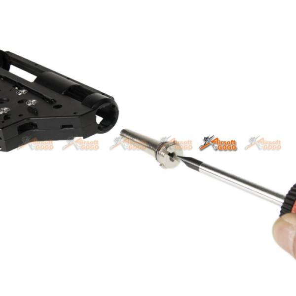 E&C 8mm Bearing QD M4 Ver.2 Gearbox Case (Black) - Image 4