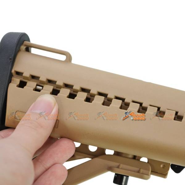 E&C M4/M16 AEG Fiber MOD Crane Stock with Extension Tube (DE) - Image 6