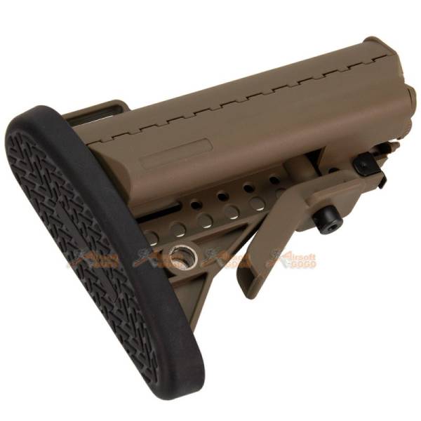 E&C M4 / M16 AEG Fiber MOD Crane Stock (Tan) - Image 3