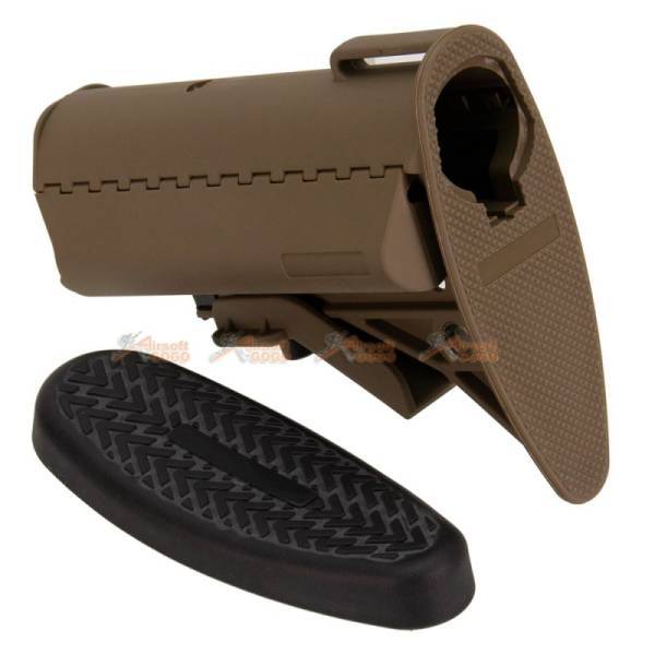 E&C M4 / M16 AEG Fiber MOD Crane Stock (Tan) - Image 4