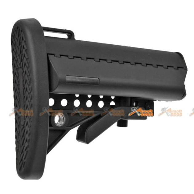E&C M4 / M16 AEG Fiber MOD Crane Stock (Black)