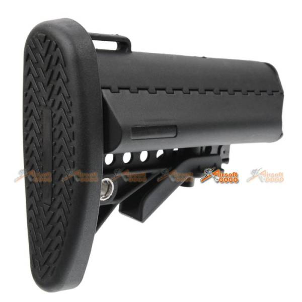 E&C M4 / M16 AEG Fiber MOD Crane Stock (Black) - Image 3