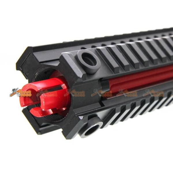 E&C MK110 10" Inch RAS RIS Handguard Front Set with Outer Barrel Kit for M4 M16 M4A1 AEG (Red) - Image 6