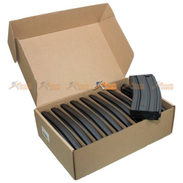 Elite Force M4/M16 140rd Mid Capacity AEG Magazine (10 Pack/Black)