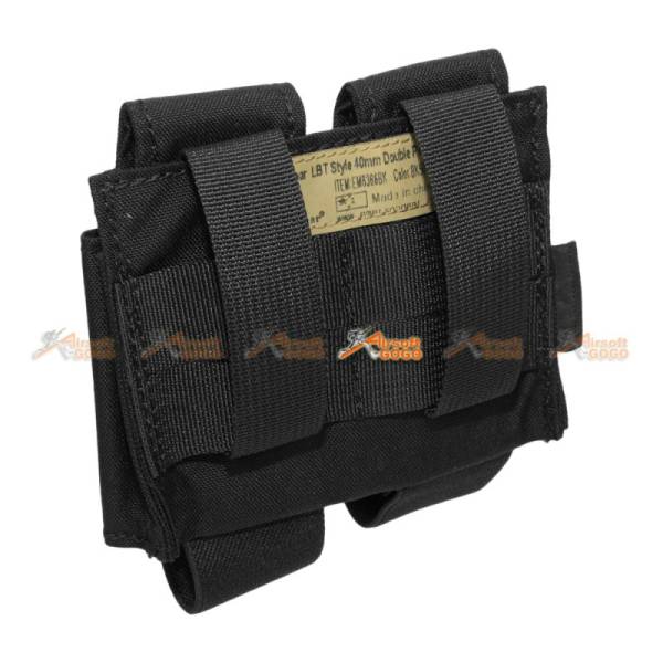 EMERSON Gear LBT Style 40mm Double Pouch (Black) - Image 3